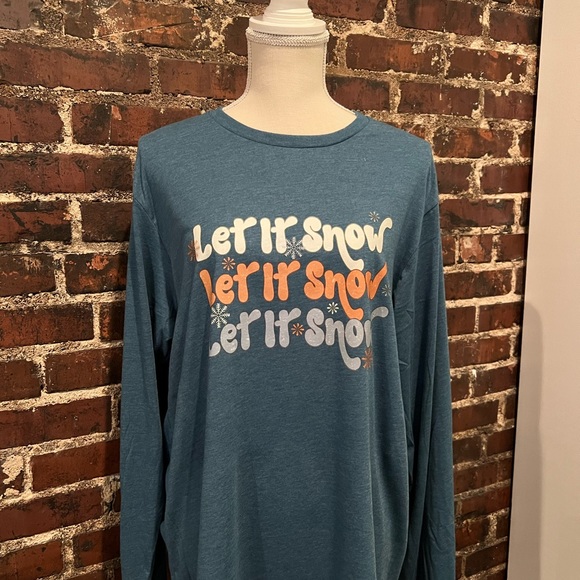 Let it Snow Tee - Picture 2 of 2